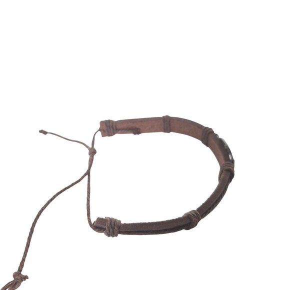 Brown Leather Tree Of Life Celtic Bracelet - Picture 4 of 8